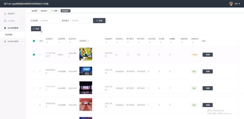 基于uni app的校園活動信息共享系統(tǒng)設(shè)計與實(shí)現(xiàn) 定制 開發(fā) 講解